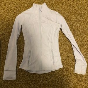 Lululemon Size 4 Align Zip up, Light purple